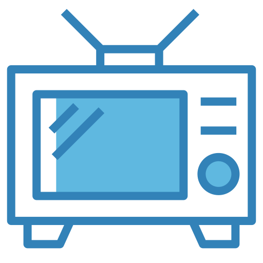 fernsehen Generic Blue icon