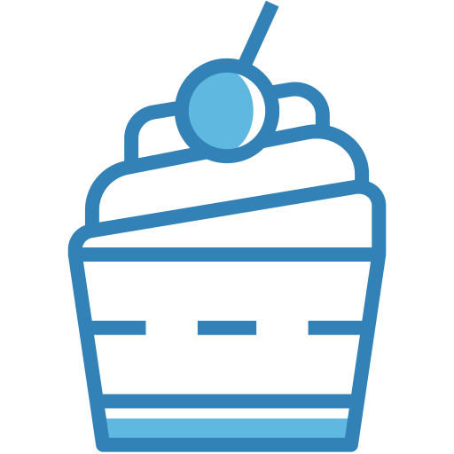 Cupcake Generic Blue icon