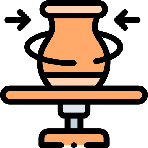 Pottery Detailed Rounded Lineal color icon