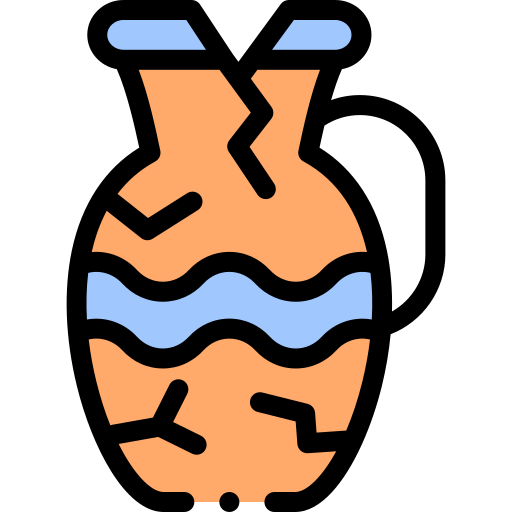 vase Detailed Rounded Lineal color icon