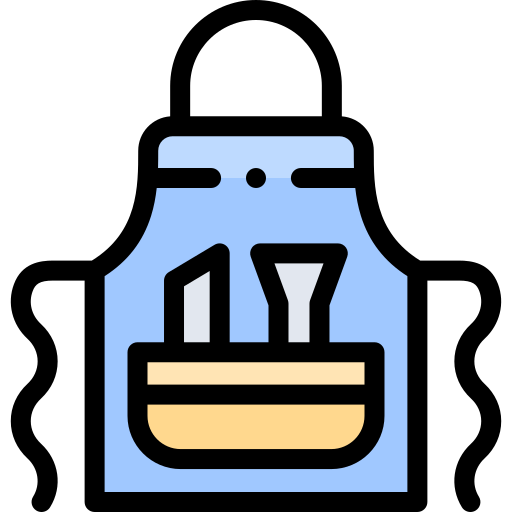 Apron Detailed Rounded Lineal color icon