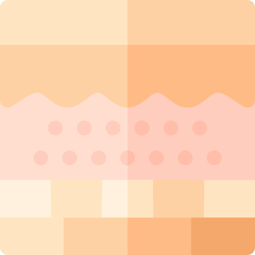 dermatologie Basic Rounded Flat Icône