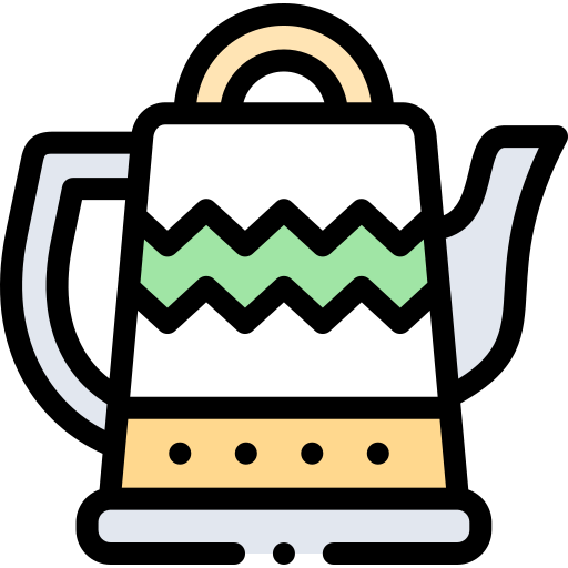 Kettle Detailed Rounded Lineal color icon