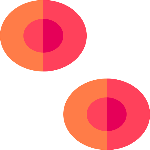 bloedcellen Basic Rounded Flat icoon