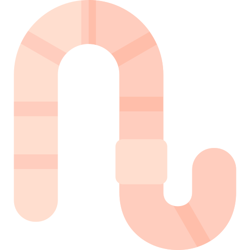 gusano Basic Rounded Flat icono