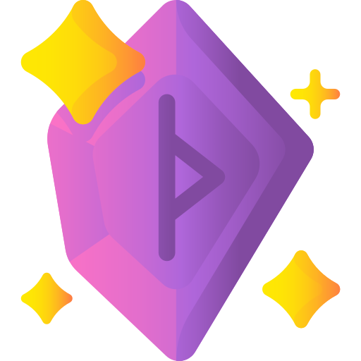 rune 3D Basic Gradient icoon