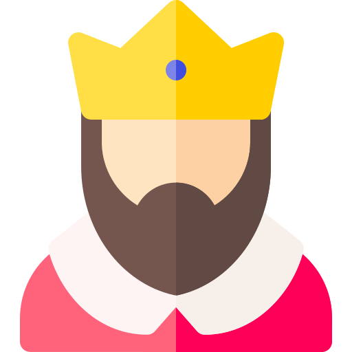 King Basic Rounded Flat icon