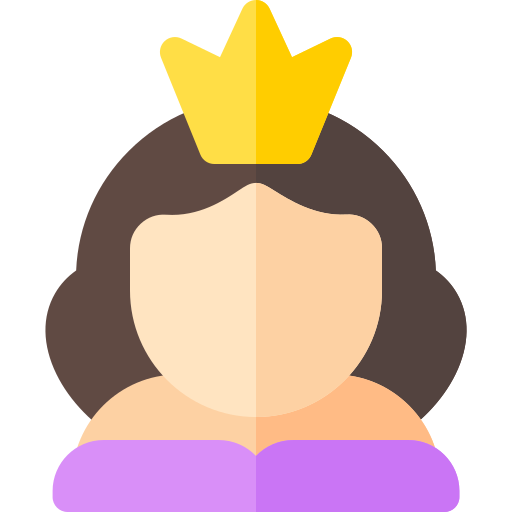 Princess Basic Rounded Flat icon