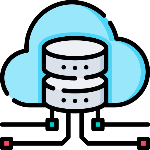 cloud-daten Special Lineal color icon