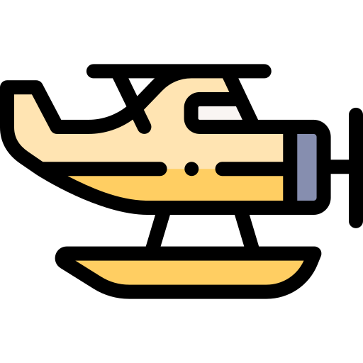 leichtes flugzeug Detailed Rounded Lineal color icon