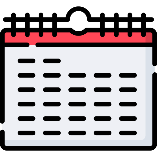 カレンダー Special Lineal color icon