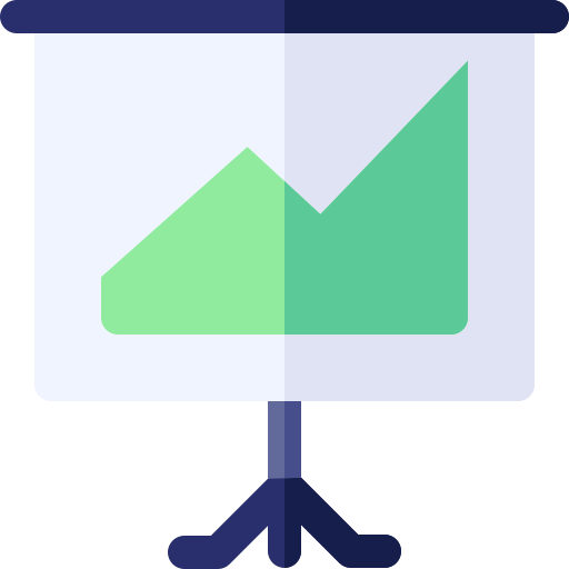 Presentation Basic Rounded Flat icon