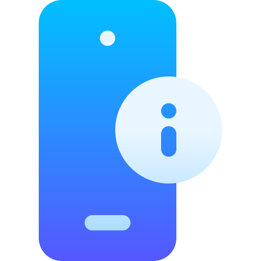 smartphone Basic Gradient Gradient icono
