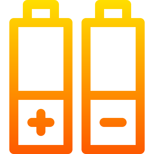 batterie Basic Gradient Lineal color icon