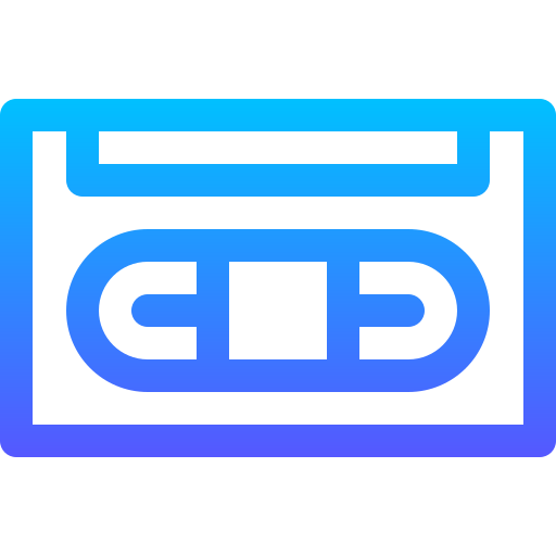 videoregistratore Basic Gradient Lineal color icona
