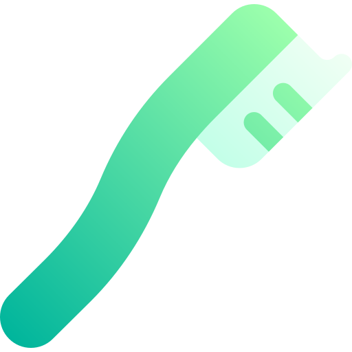 cepillo de dientes Basic Gradient Gradient icono