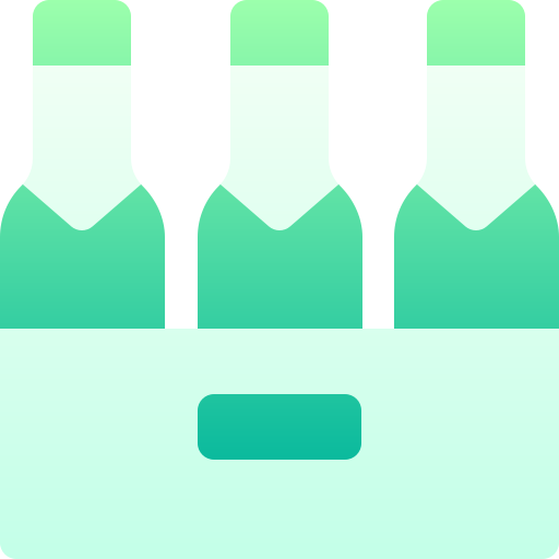 caja de cerveza Basic Gradient Gradient icono