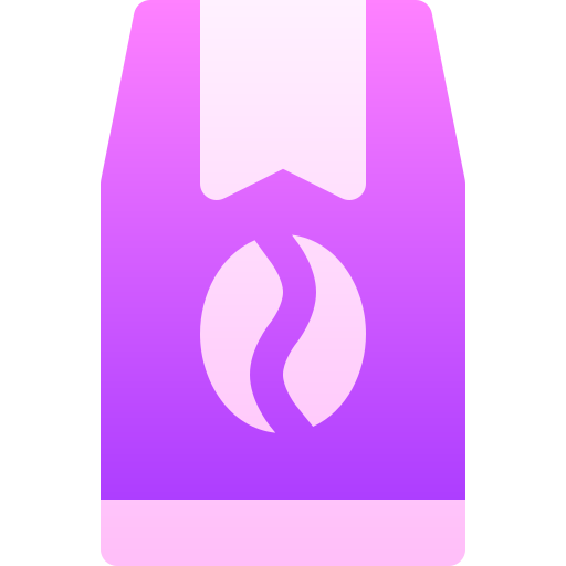 bolsa de cafe Basic Gradient Gradient icono