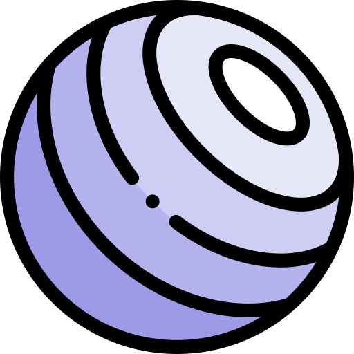 Pilates ball Detailed Rounded Lineal color icon