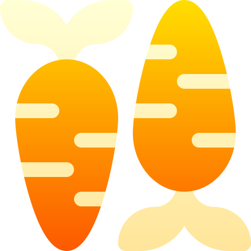 Морковь Basic Gradient Gradient иконка