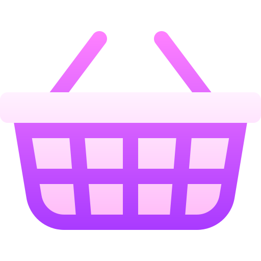Shopping basket Basic Gradient Gradient icon