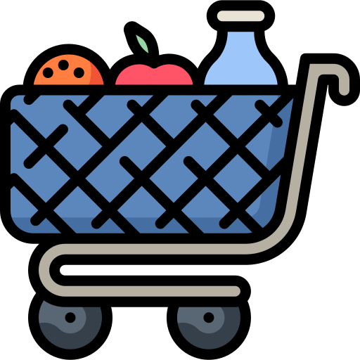 Shopping cart Special Lineal color icon