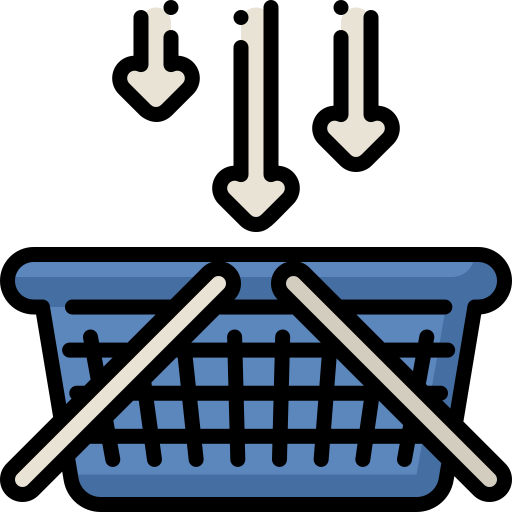 Shopping basket Special Lineal color icon