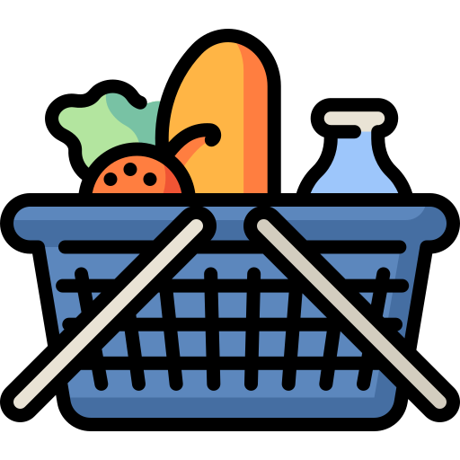 cesta de la compra Special Lineal color icono