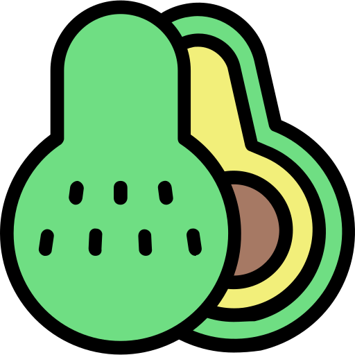 avocado Generic Outline Color icona