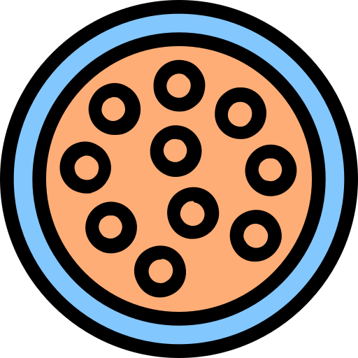 レンズ豆 Generic Outline Color icon