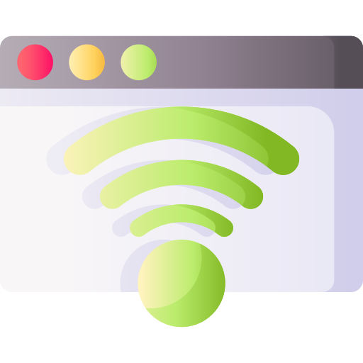 internetverbindung 3D Basic Gradient icon