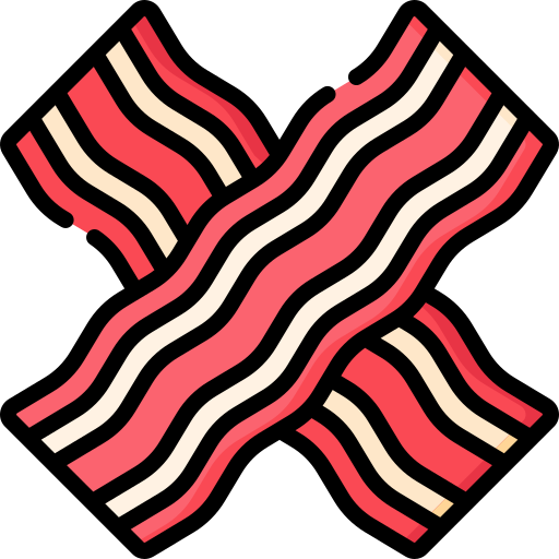 fatias de bacon Special Lineal color Ícone