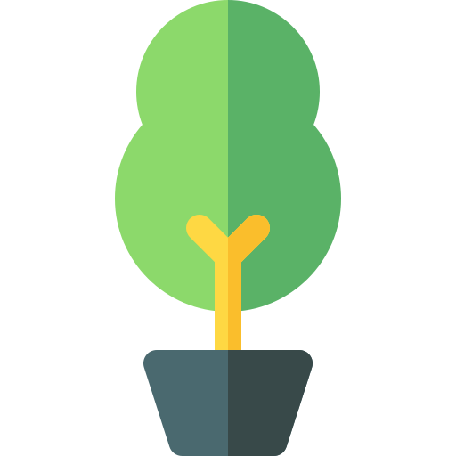planta Basic Rounded Flat icono