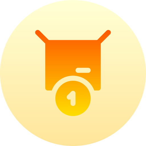 scatola di consegna Basic Gradient Circular icona