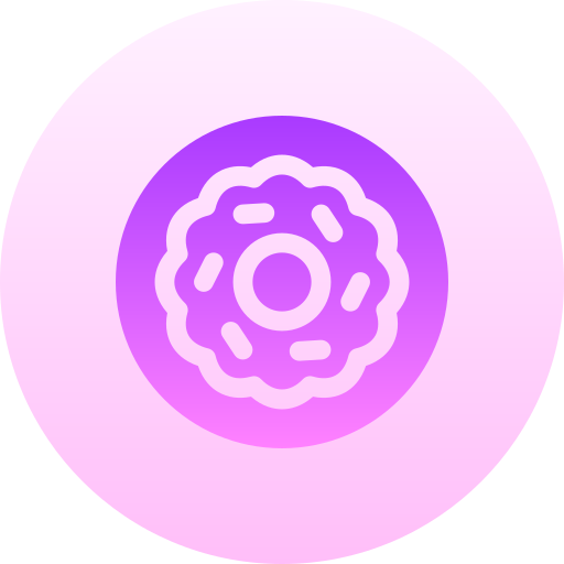 Donut Basic Gradient Circular icon