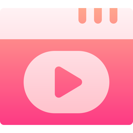 streaming Basic Gradient Gradient icon