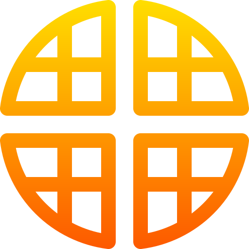 Waffles Basic Gradient Lineal color icon