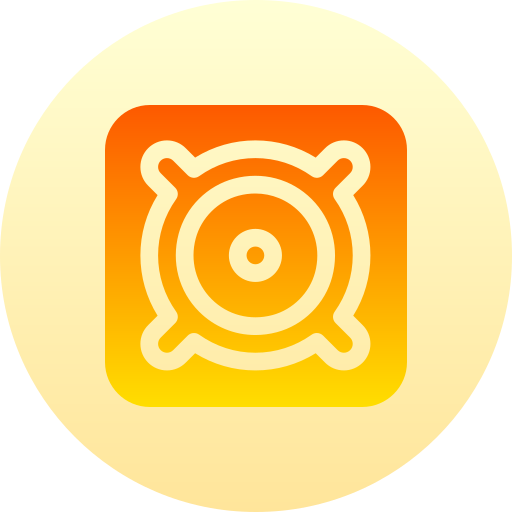Woofer Basic Gradient Circular icon