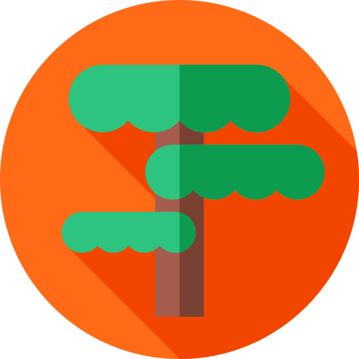 木 Flat Circular Flat icon