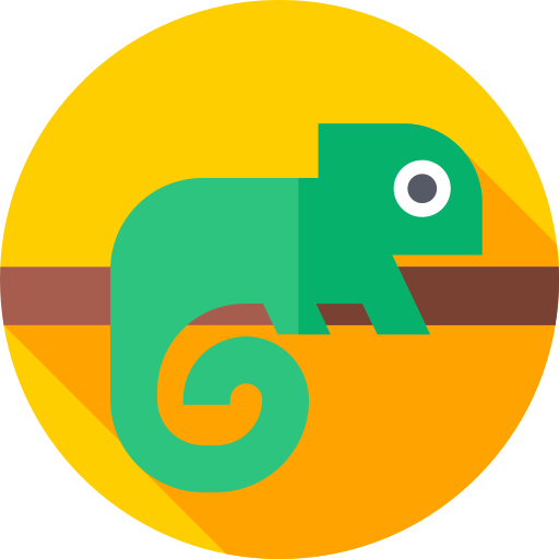 kameleon Flat Circular Flat icoon