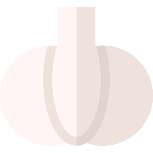 knoflook Basic Straight Flat icoon