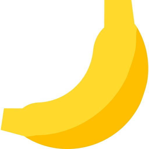 banane Basic Straight Flat icon