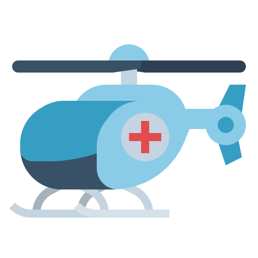 Helicopter Ultimatearm Flat icon
