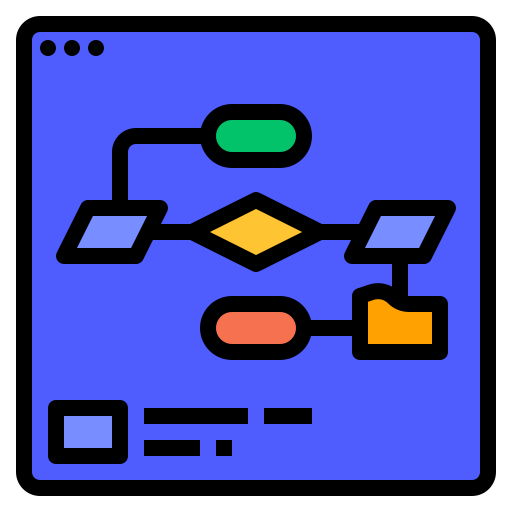 diagramma di flusso Ultimatearm Lineal Color icona