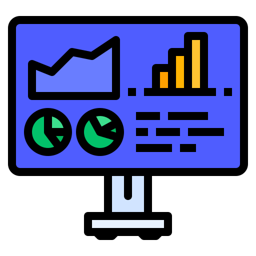 datenanalyse Ultimatearm Lineal Color icon