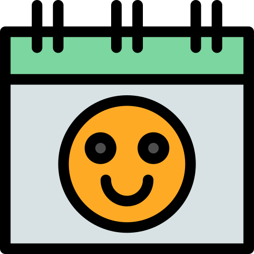 笑顔 Generic Outline Color icon