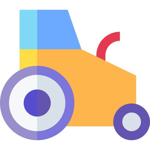 tractor Basic Straight Flat icoon