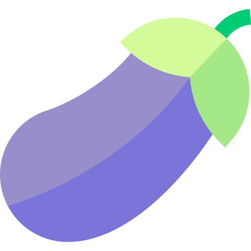 Eggplant Basic Straight Flat icon
