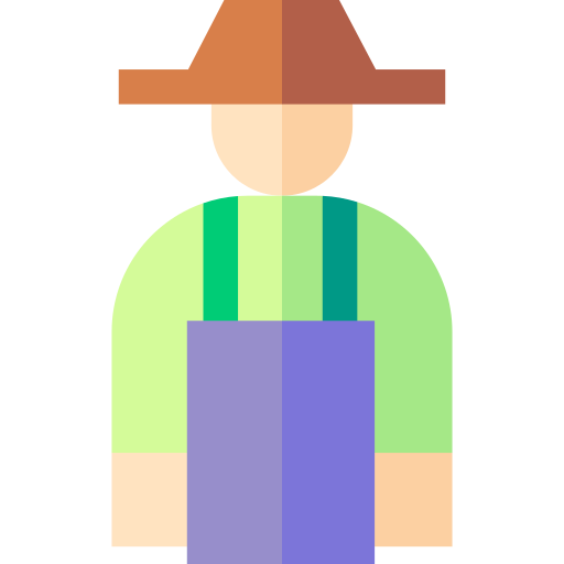 Фермер Basic Straight Flat иконка