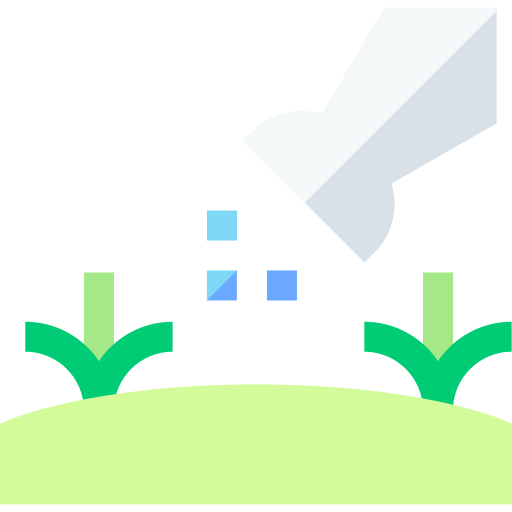 arrosant les plantes Basic Straight Flat Icône